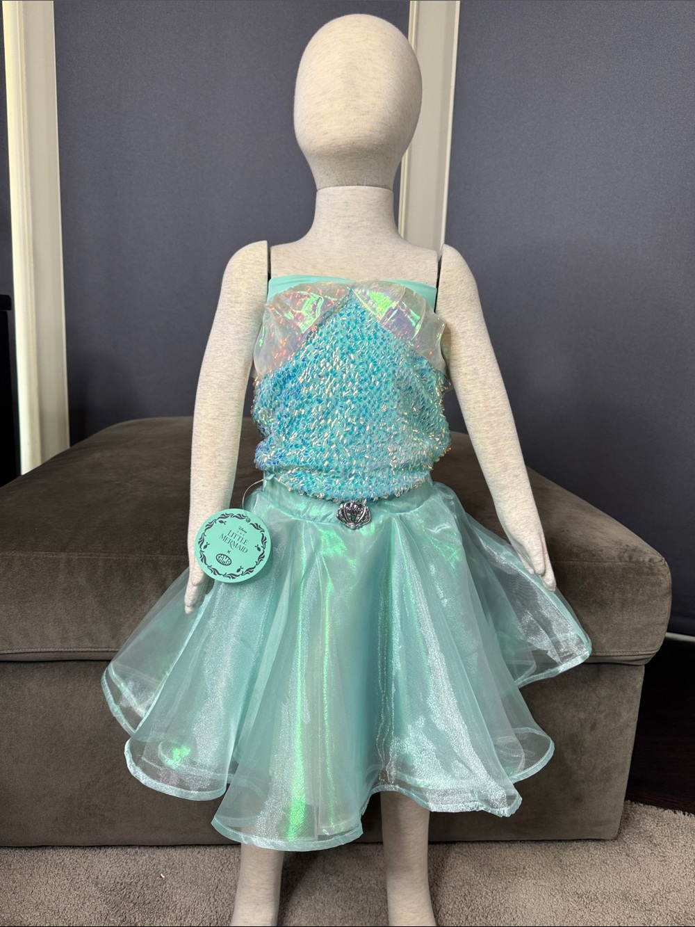 Disney The Little Mermaid x CAMP Limited Edition Transforming Dress 3T Ariel